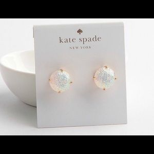 NWT• Kate Spade opal glitter earrings ✨
